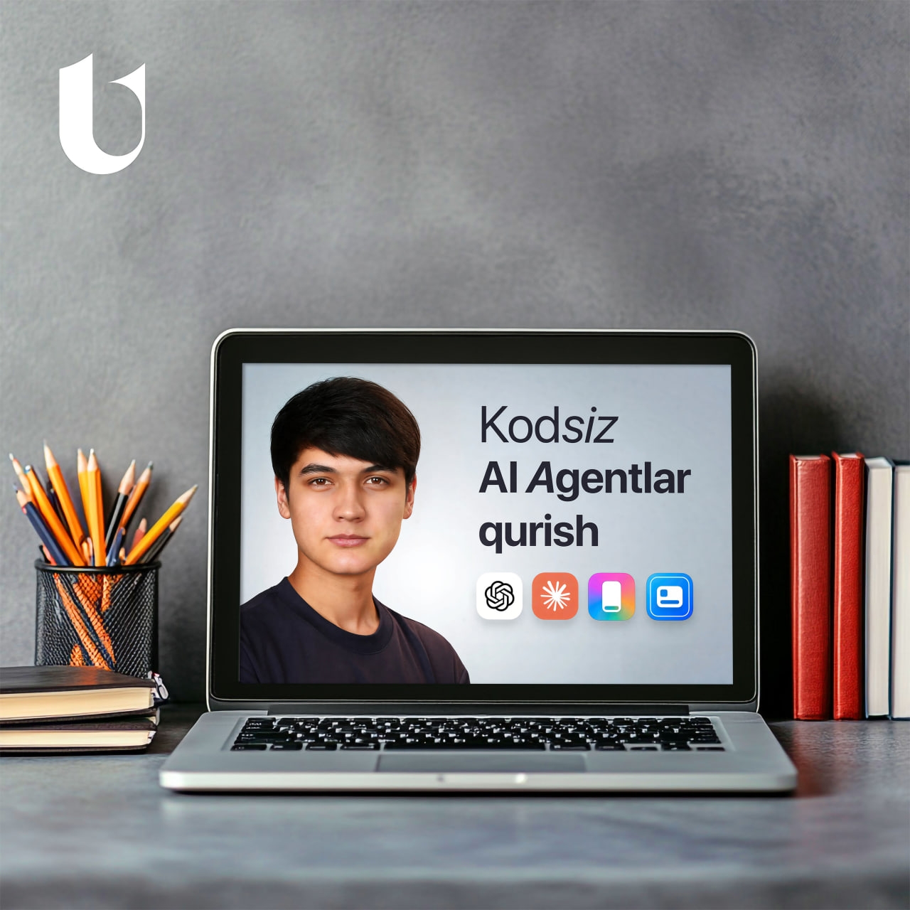 Pro kurs: 100% lik kodsiz AI agentlar qurish kursi  product image