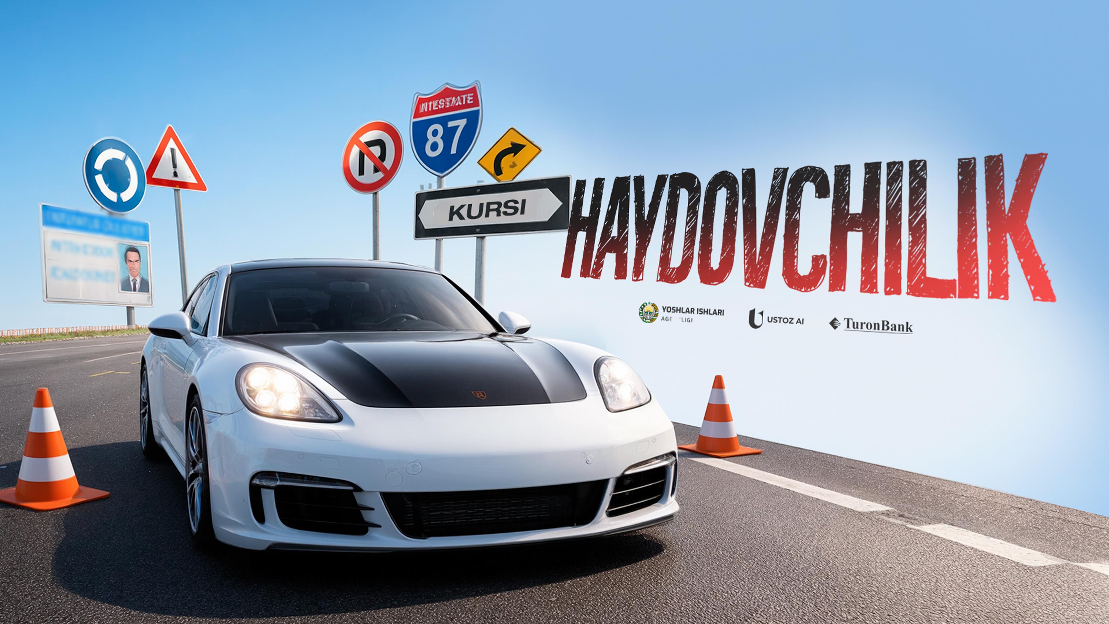 ustoz ai banner Haydovchilik kursi