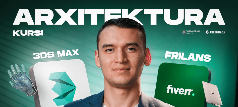 ustoz ai banner 3ds Max 