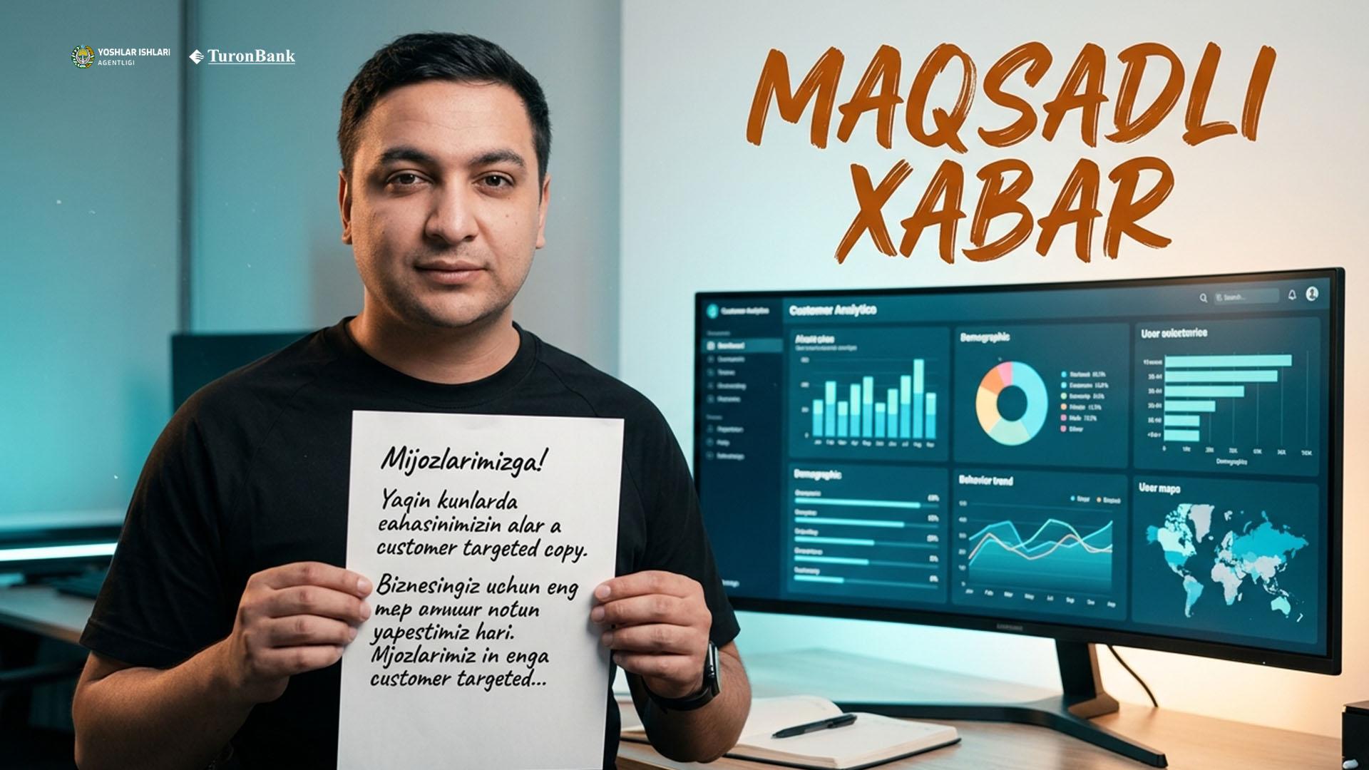 Mijoz tahliliga asoslangan xabar yozish