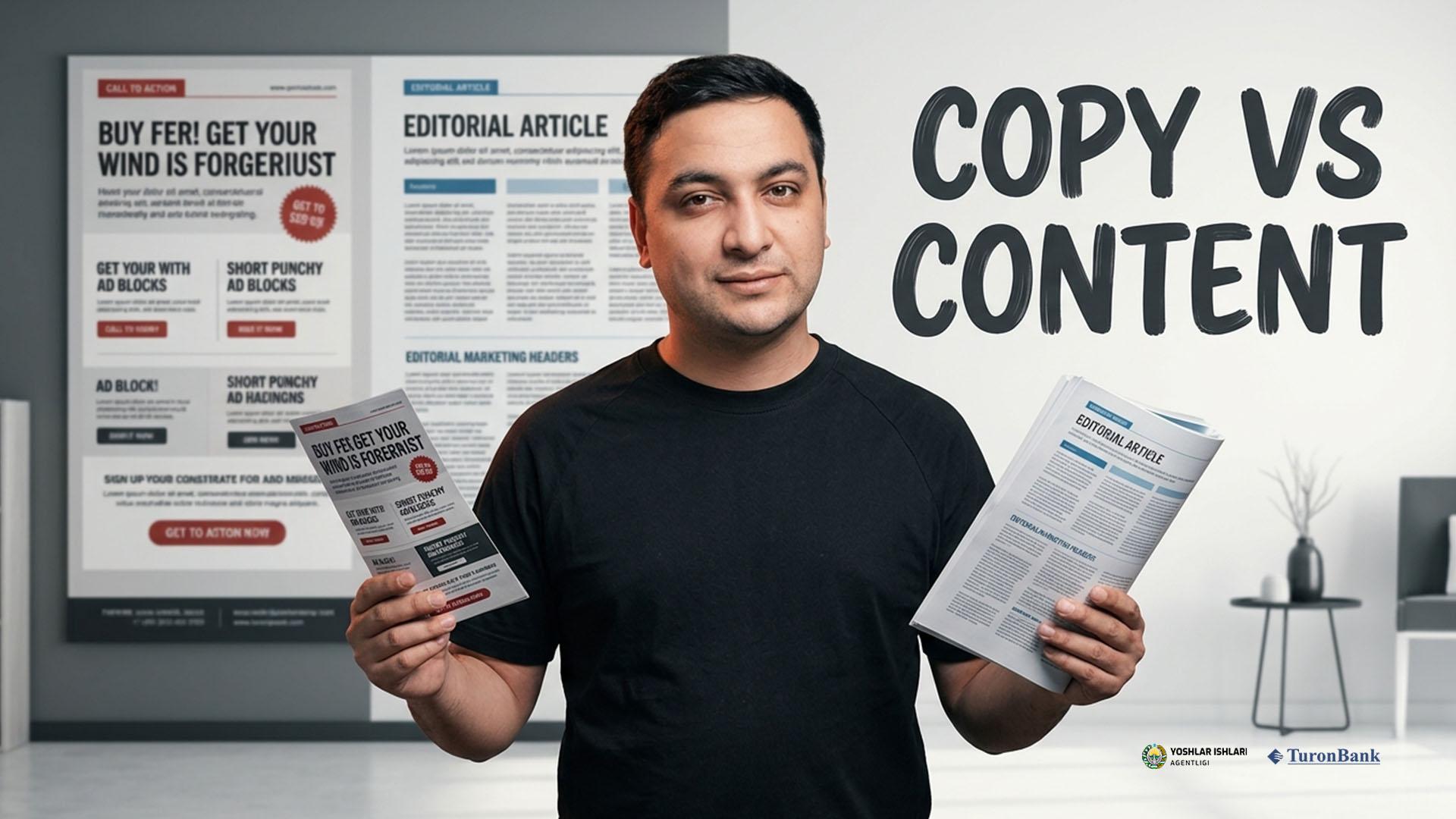 Copywriting vs Content writing
