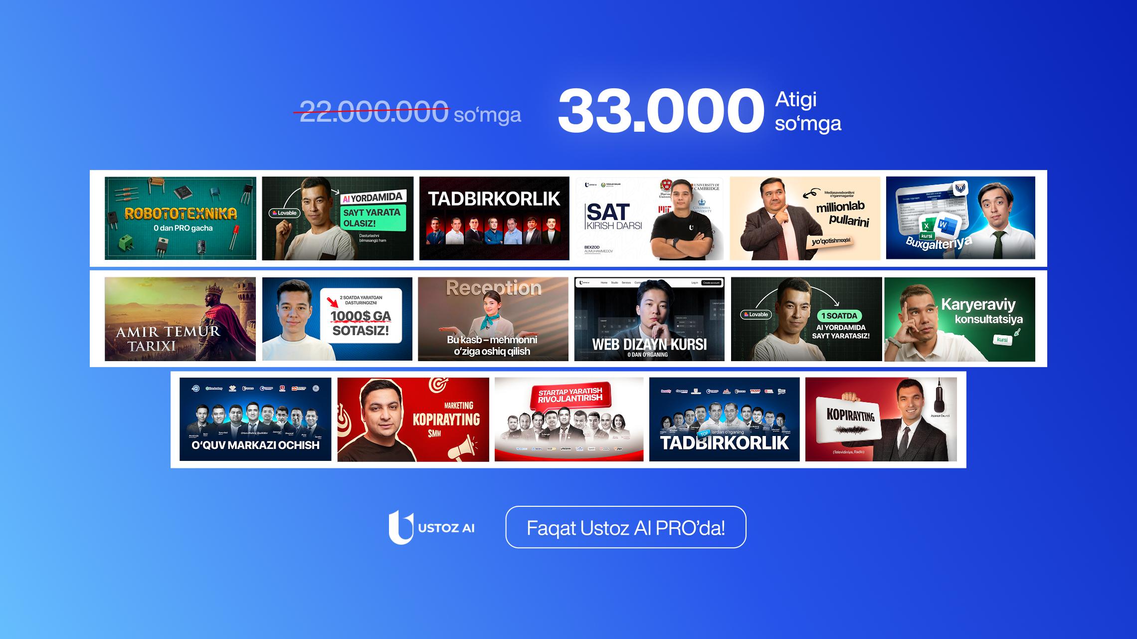 ustoz ai banner ustoz ai pro