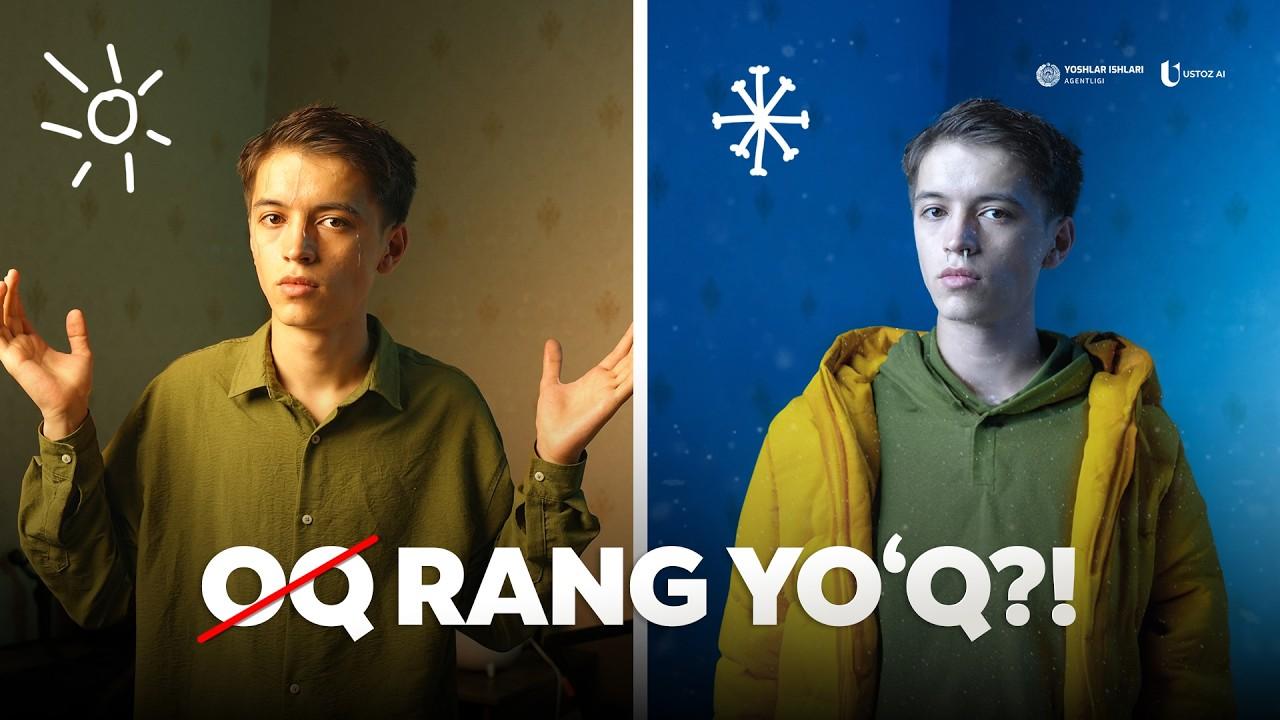 Videolaringizda rang o‘zgarib ketyaptimi? — White Balance 
