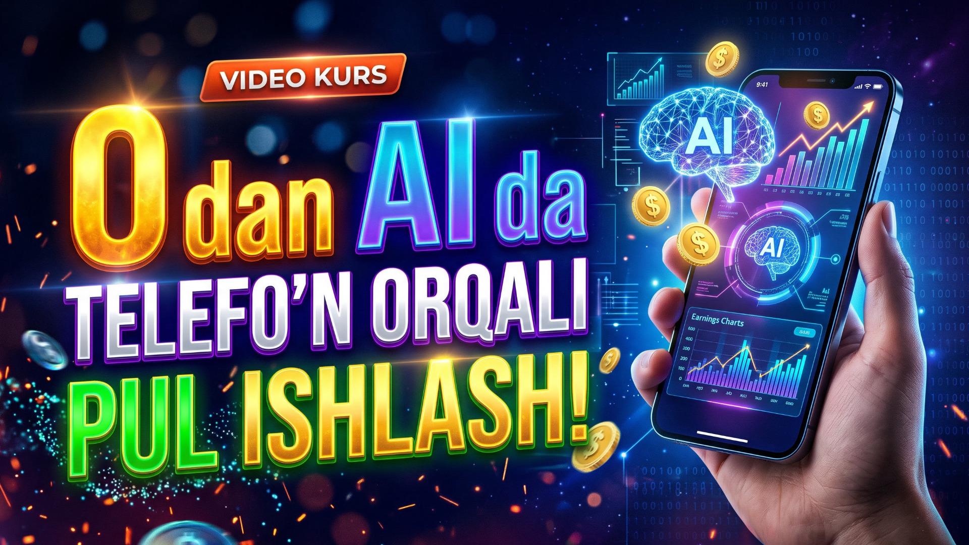 AI bilan telefondan daromad