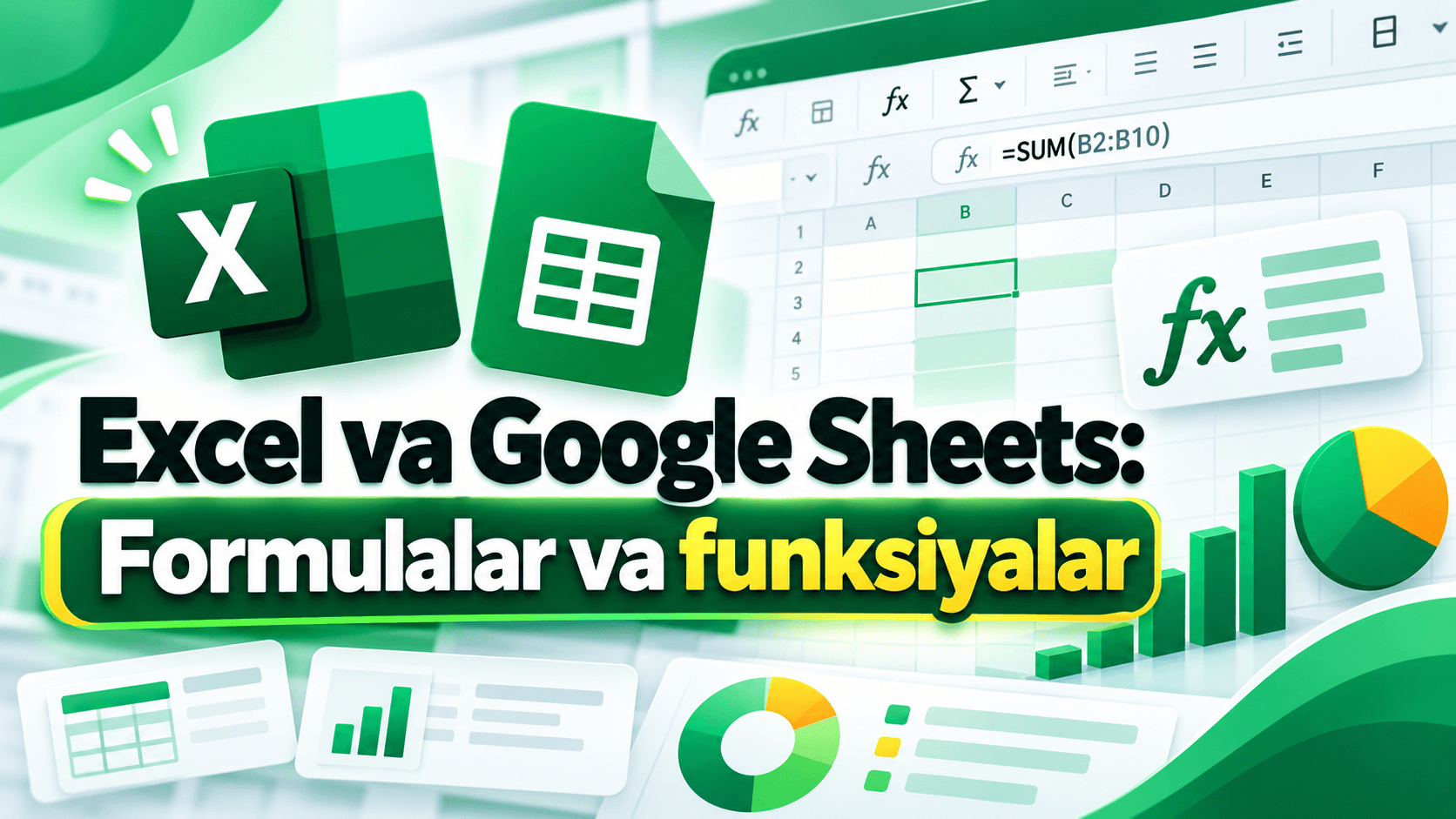 ЦЕЛОЕ (INT), ОСТАТ (MOD), ABS (ABS) funksiyalarini o'rganamiz!